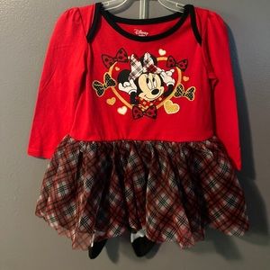 Toddlers Disney dress with stockings